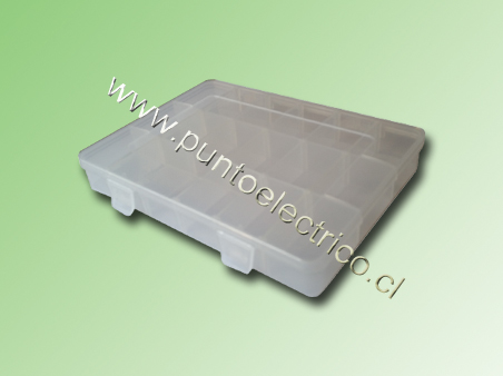 CAJA ORGANIZADORA DE 18 HABITACULOS - PE130576