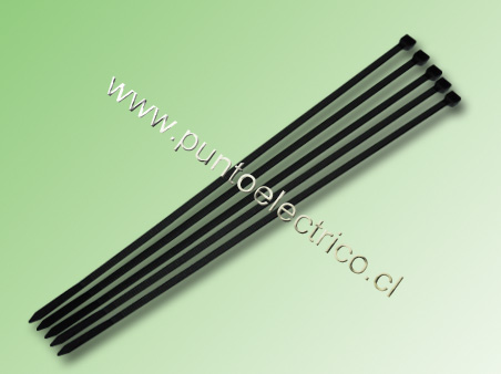 AMARRAS PLASTICAS NEGRAS 3,6 x 300mm-PE120138