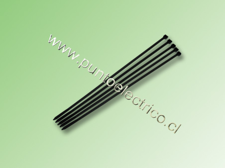 AMARRAS PLASTICAS NEGRAS 3,0 x 150mm-PE120132