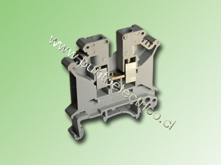 BORNE DE CONEXION 10mm2 COLOR GRIS - PE200008