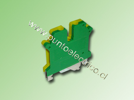 BORNE CONEXION TIERRA 4mm2 COLOR AMARILLO VERDE - PE200061