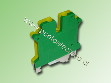 BORNE CONEXION TIERRA 6mm2 COLOR AMARILLO VERDE - PE200062
