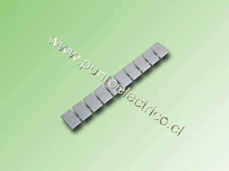 MARCA EN BLANCO PARA BORNE P/FUSIBLE TIRA 10 UNIDADES - PE200002