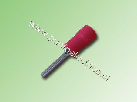 TERMINAL PUNTA 22/18 AWG COLOR ROJO - PE130121