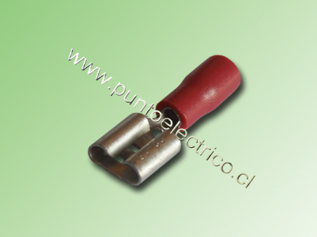 TERMINAL FASTON HEMBRA 22/18AWG AIS. PARCIAL 6,3MM-PE130148