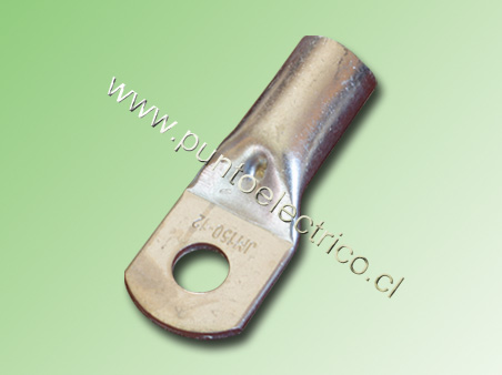 TERMINAL DESNUDO 150mm2 (300MCM) PERF. 12mm Ø - PE130263
