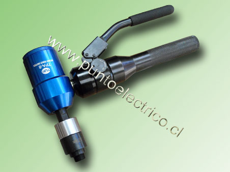 PUNZONADORA HIDRÁULICA PORTÁTIL PARA PLACA DE 2mm MODELO TPA-8 - PE130517