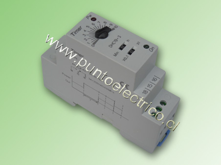 RELE ON-DELAY REG. 0-10Seg. 0-10Min. 12-24V AC/DC - PE140010