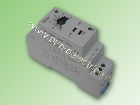 RELE ESTRELLA / TRIANGULO REG: 1-10Seg./ 0-100Seg. 220/240VAC - PE140012