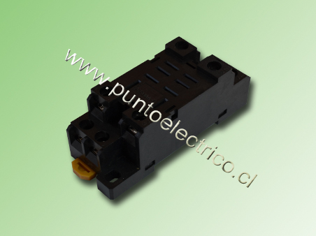 BASE MINI RELE 8 PINES 5,3mm COLOR NEGRO-PE140182