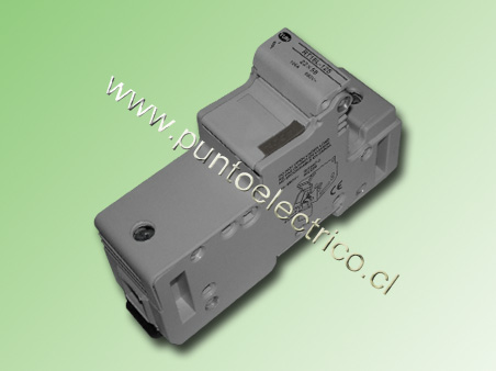 PORTA FUSIBLE SECCIONABLE A RIEL DIN 22x58mm. 125Amp. - PE160220
