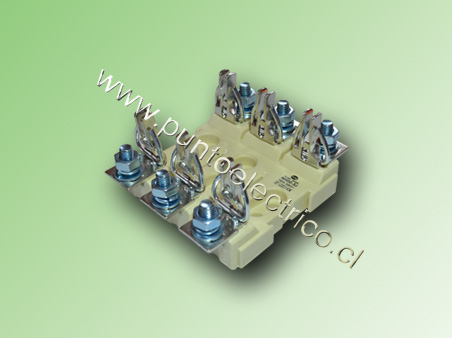 BASE PORTA FUSIBLE FIJA NH-00 3 POLO 160 AMP. - PE160231