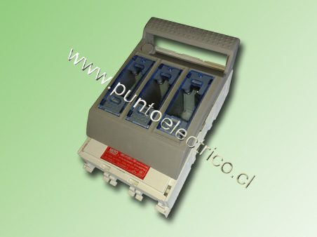 BASE SECCIONABLE NH-00 3 POLOS 160AMP. - PE160251