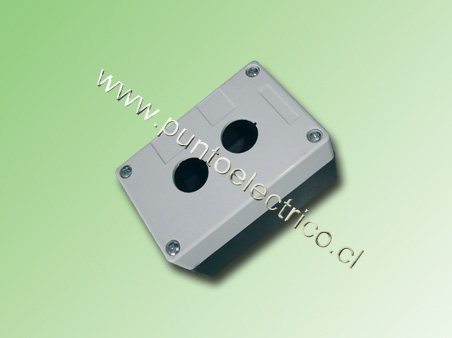 CAJA PVC 2 PERFORACIONES 22mm - PE170272