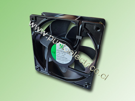 VENTILADOR METALICO 120x120x38mm 12VDC. 177,95m3/H. 44.7±2dB 0.35Amp. 4.2WW. 2900RPM-PE190010