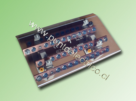 REPARTIDOR 4P. 250Amp. 11 PUNTOS(1M8 Y 10M6) - PE200221