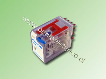 RELE DE 4 CONTACTOS CONMUTABLES. BOBINA 12VDC. 2mm - PE140134