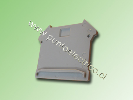 TAPA FINAL PARA BORNES DE 2,5 - 4 - 6 y 16mm2-PE200025