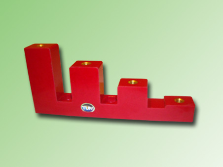 SOPORTE ESCALERA 4 POLOS P/BARRA 5x40mm HILO M10 LARGO 230 - PE100524