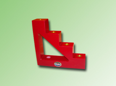 SOPORTE ESCALERA 4 POLOS P/BARRA 5x30mm HILO M8 - PE100522