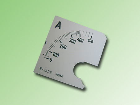 ESCALA AMPERMETRO 0-400Amp.AC 72x72mm - PE150477