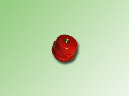 AISLADOR TIPO BARRIL 23/27x25mm ALTO, HILO M6 SM25 PE100202