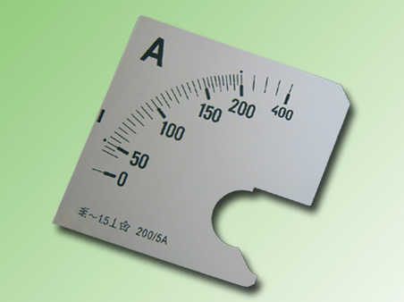 ESCALA AMPERMETRO 0-200Amp.AC 96x96mm - PE150489