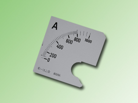 ESCALA AMPERMETRO 0-800Amp.AC 72x72mm - PE150480