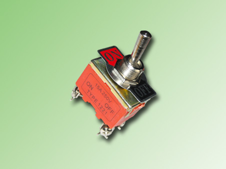 INTERRUPTOR DE PALANCA (TOOGLE) 2 POLO ON-OFF 15A/250VAC - PE180102