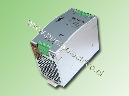 FUENTE DE PODER A RIEL DIN, ENTRADA 100/240VAC SALIDA 24VDC 3.2Amp.-PE140220