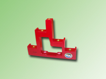 SOPORTE ESCALERA 4 POLOS P/BARRA 5x25mm C/BASE PARA ACRILICO - PE100521