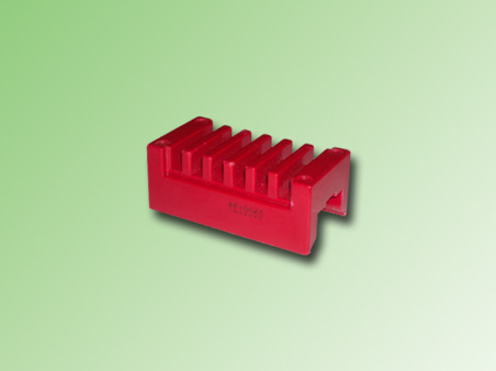 SOPORTE PEINE 6 BARRAS DE 5mm DE ESPESOR COLOR ROJO - PE100601