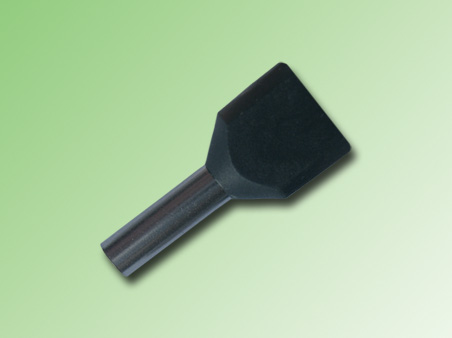 FERRULE AISLADO DOBLE 2,5mm COLOR NEGRO-PE130035