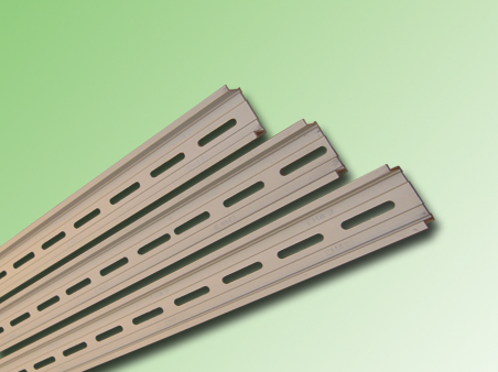 RIEL DIN PERFORADO ALUMINIO 1 MT LARGO - PE120300