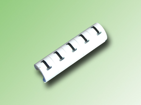 TIRA DE 100 MARCAS TIPO CLIP PARA CABLE 16/14 AWG N°1 - PE120401
