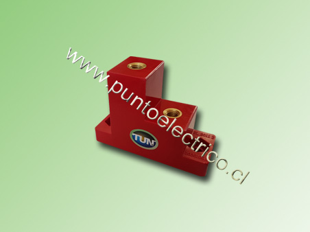 SOPORTE  2 POLOS 25mm C/HILO M8  PE100505