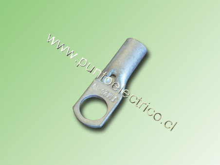 TERMINAL DESNUDO 25mm2 (4AWG) PERF. 10mm. Ø-  PE130240