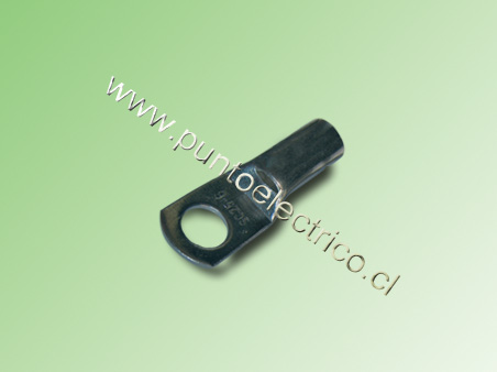 TERMINAL DESNUDO 25mm2 (4AWG) PERF. 8mm.Ø  EXTRA LARGO. Ø. PE130242