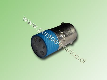 LED BA9S COLOR AZUL 24 VAC/DC. PE170004