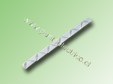 ESPIRAL PLÁSTICO 7,5mm Ø INT. ROLLO 10 MTS. SWB-10. PE120206