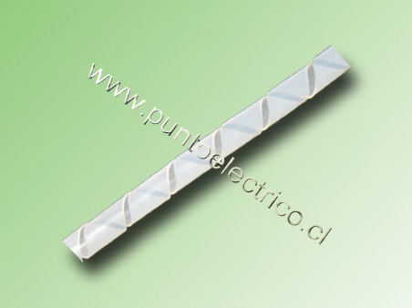 ESPIRAL PLÁSTICO 12 mm Ø INT. ROLLO 10 MTS. SWB-15. PE120210