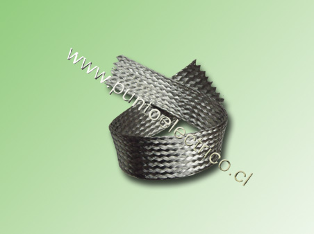 MALLA TRENZADA DE COBRE ESTAÑADO 25 x 2,0mm (21,2mm2). PE120326