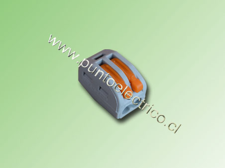 CONECTOR UNION 2 CONDUCTORES 2.5mm2 32Amp. PE130195