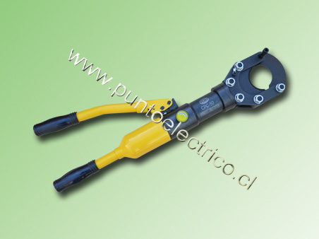 CORTA CABLE HIDRÁULICO DE COBRE Y ALUMINIO HASTA  45mm Ø. PE130515