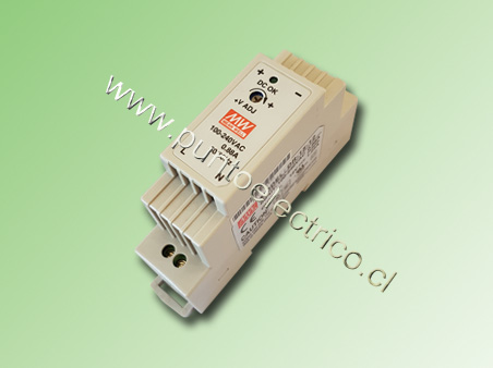 FUENTE A RIEL DIN, INP 100/240VAC OUTP. 12VDC 1,25Amp. PE140206