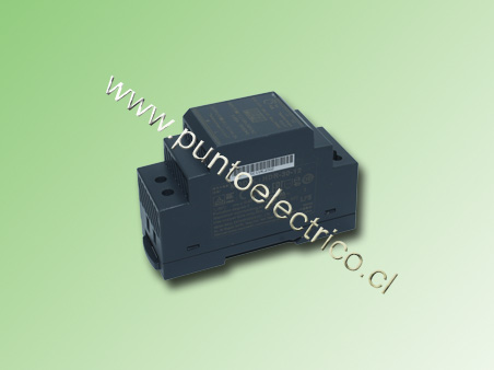 FUENTE A RIEL DIN, INP 85/264VAC OUTP. 12VDC  2,0Amp. PE140207
