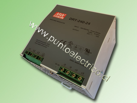 FUENTE RIEL DIN, INP. 85-264VAC OUTP. 12VDC 10Amp. PE140209
