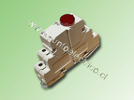 PILOTO A RIEL DIN COLOR ROJO 220VAC. PE170078