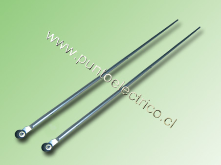 VARILLA REDONDA 8mm Ø x 1MTS. CON ROLDANA. PE210226