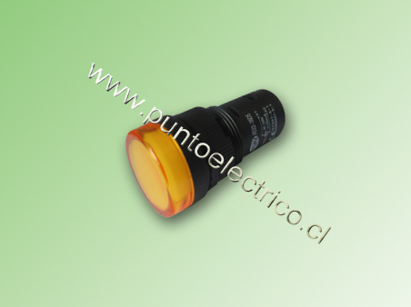 MULTILED COLOR AMARILLO 16mm 12V AC/DC. PE170032